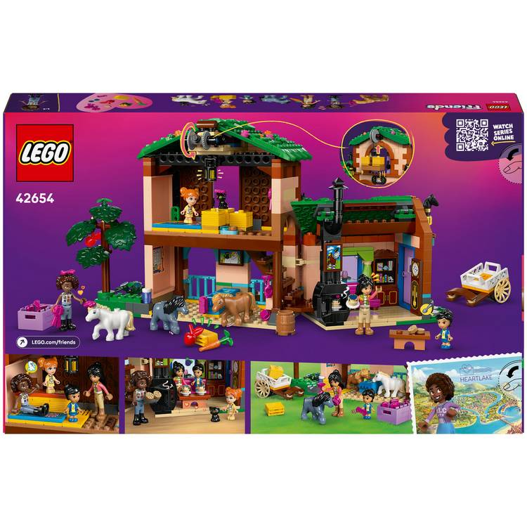 LEGO Friends Pony Ranch & Stable set with 3 horses and 4 characters, imported from the UK