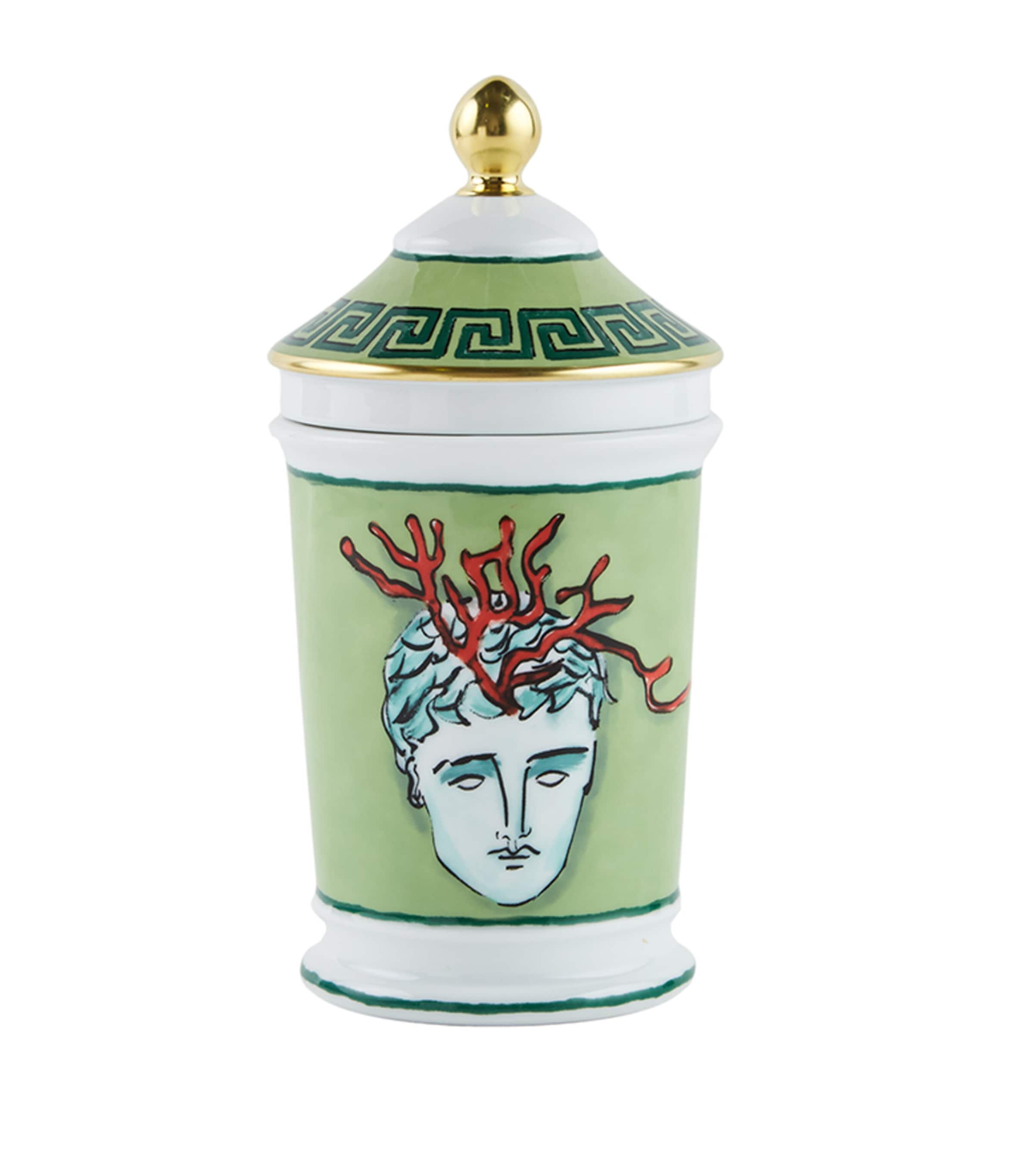 GINORI 1735 Il Viaggio di Nettuno lidded vase, UK version