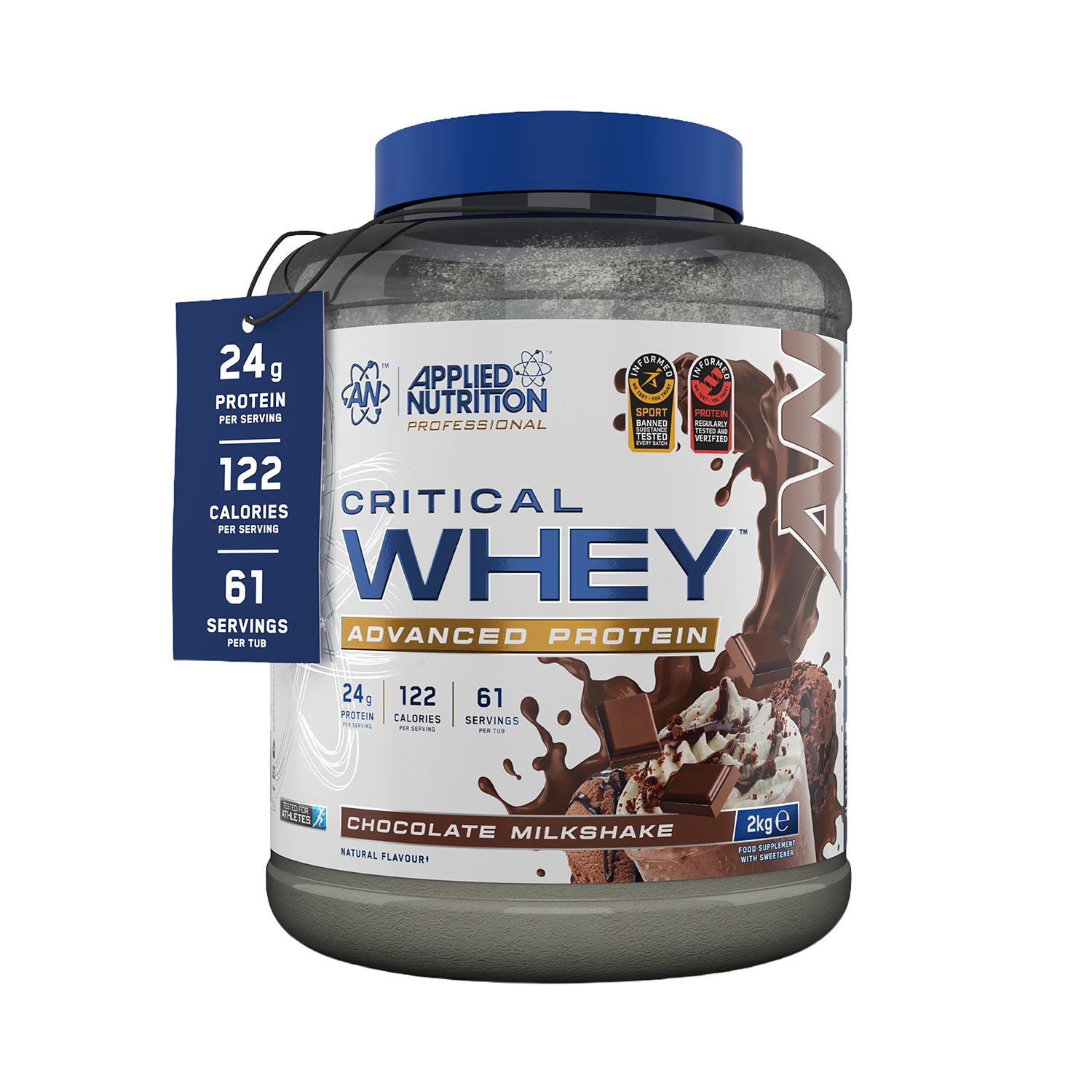 Critical Whey Protein Powder Chocolate Milkshake 2kg