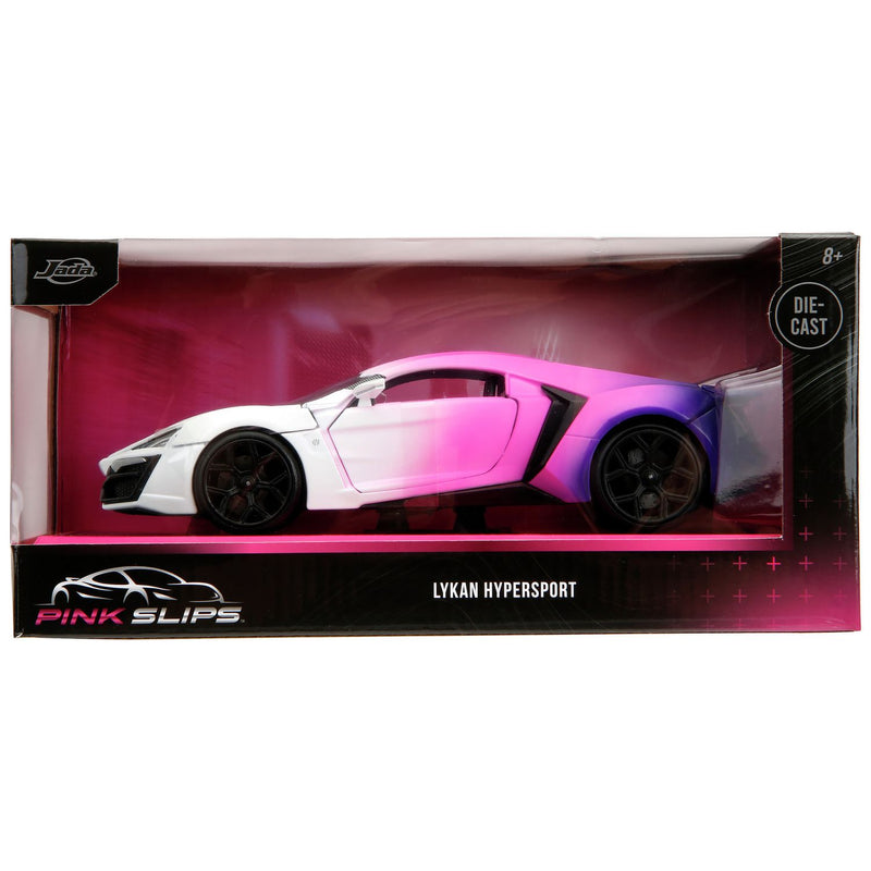 Jada Toys Pink Slips Lykan Hypersport die-cast car 1:24, imported from the UK