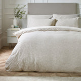 Catherine Lansfield Leaves Natural bedding set single - British product