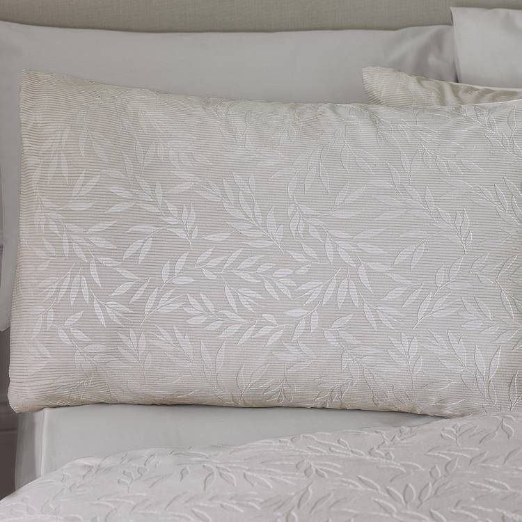 Catherine Lansfield Leaves Natural bedding set single - British product