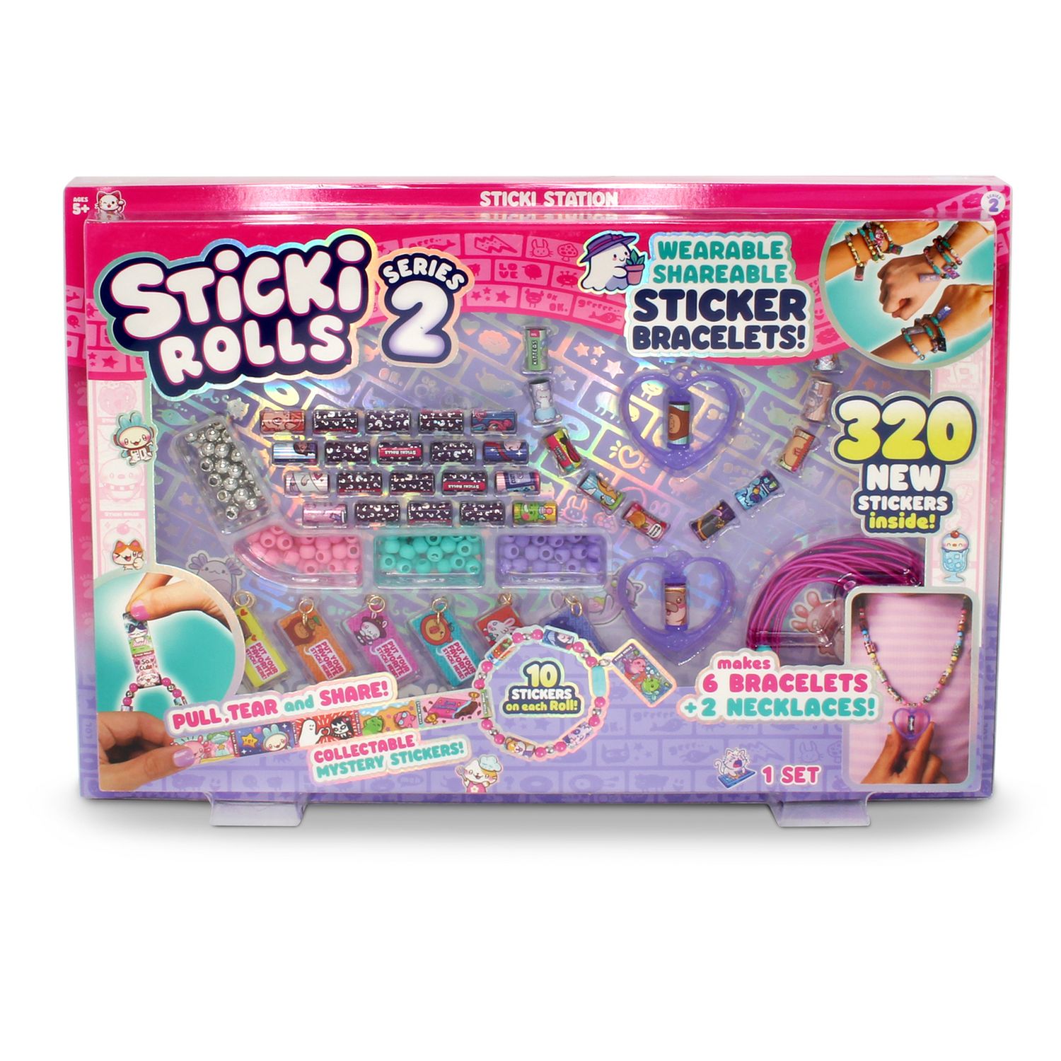 Sticki Rolls Sticki Station Series 2 sticker craft kit - British product