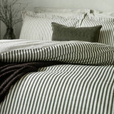 Yard bedding set Cotton Stripe Black single, imported from the UK