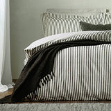 Yard bedding set Cotton Stripe Black single, imported from the UK