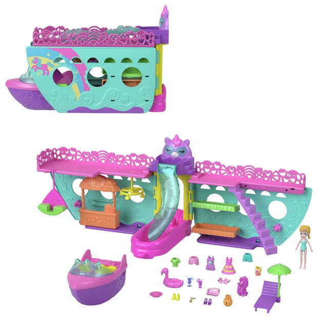 Polly Pocket Unicorn Dream Cruise playset, UK version