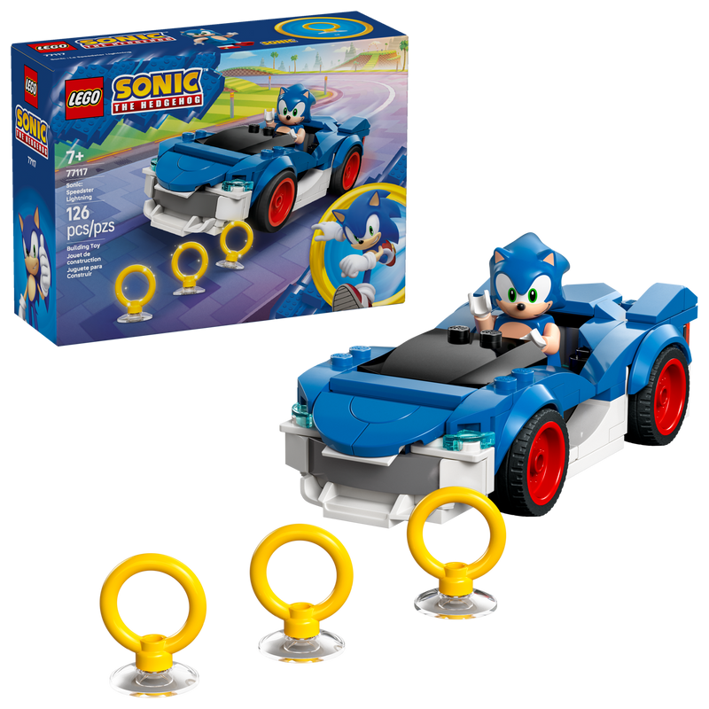 Sonic Speedster Lightning LEGO set with Sonic minifigure - British product