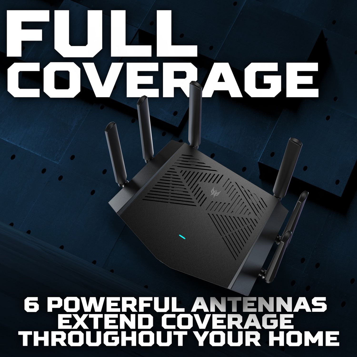 Acer Predator Connect W6x dual-band Wi-Fi 6 router (British brand)