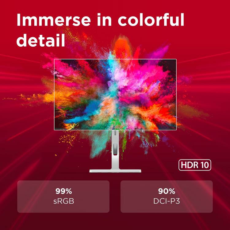 Lenovo L27Q-4A 27-inch QHD monitor, imported from the UK