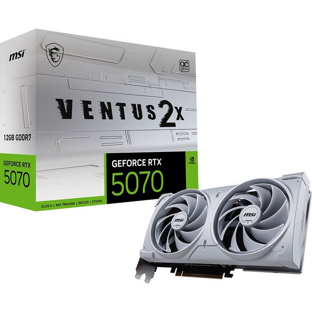 MSI GeForce RTX 5070 Ventus 2X OC White 12GB - British product