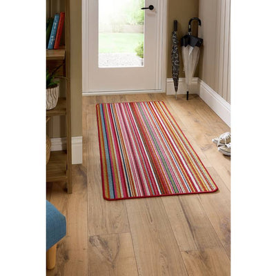 Argos My Mat Candy Multi Bright Stripe Runner 67x150cm- Buy online at McGrocer