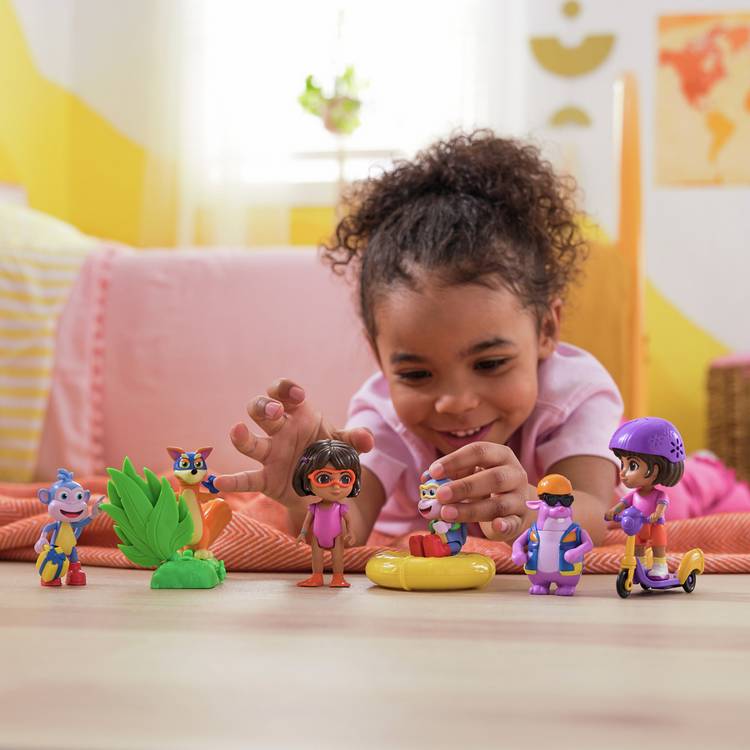 Dora Splash Adventure figure pack 9cm, imported from the UK