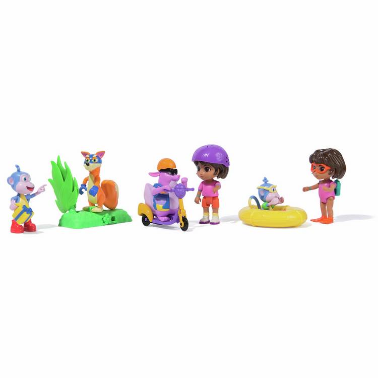 Dora Splash Adventure figure pack 9cm, imported from the UK