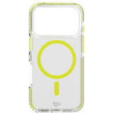 Tech21 EvoCrystal Glow phone case for iPhone 17 Pro Green, imported from the UK