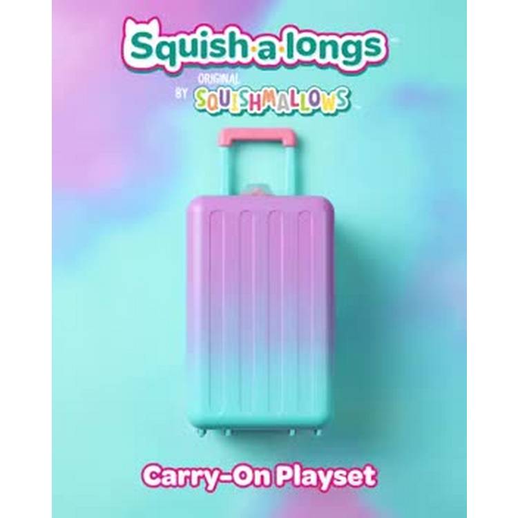 Squish-a-longs on-the-go luggage playset with mini characters - British product