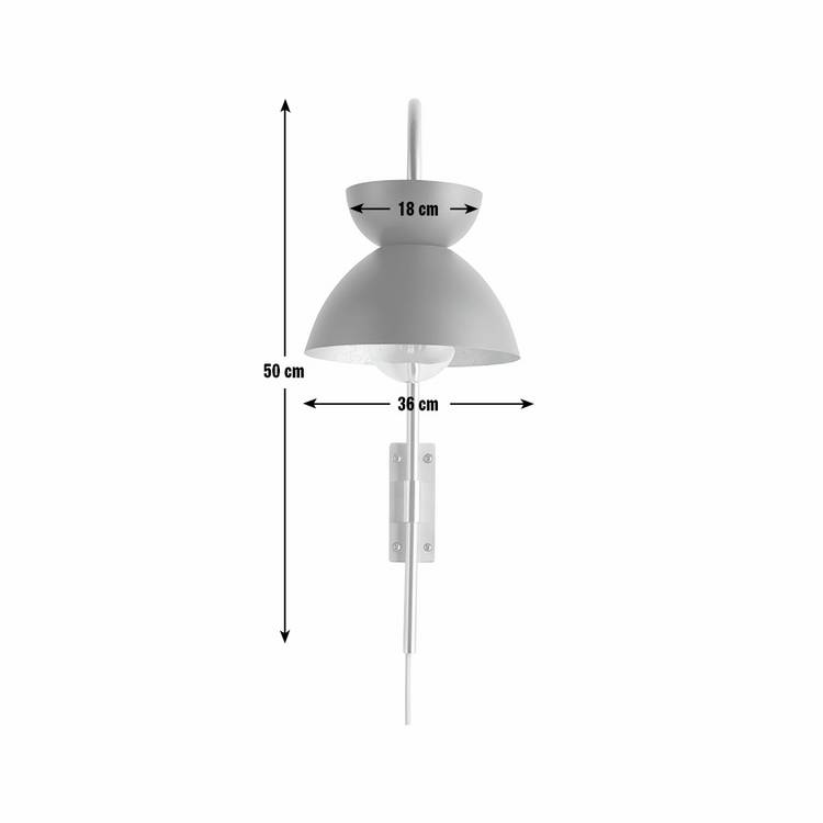 Habitat Citrine metal wall light green (British brand)