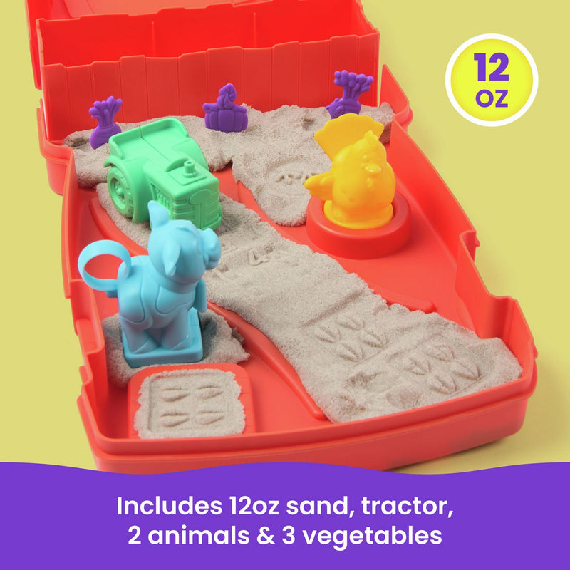Kinetic Sand sensory sand play set Sandy Farm Set 340g, imported from the UK
