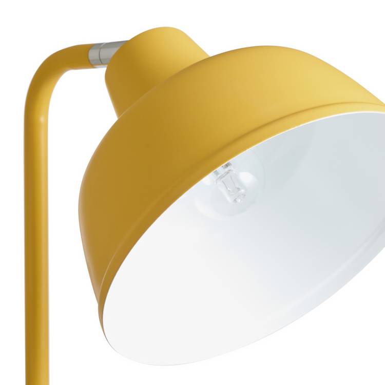 Argos Home Benson metal table lamp mustard, imported from the UK