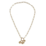 Liars & Loves gold charm pendant necklace 47cm (British brand)
