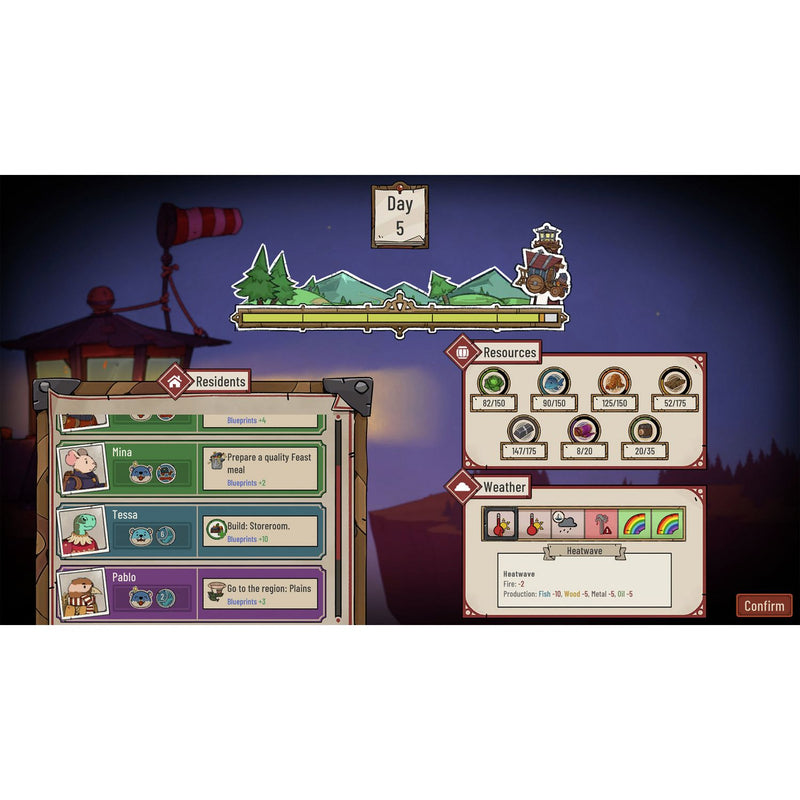 Diluvian Winds PS5 management game disc (British brand)