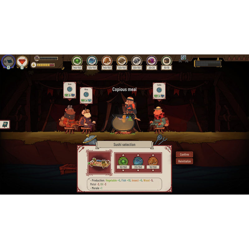 Diluvian Winds PS5 management game disc (British brand)