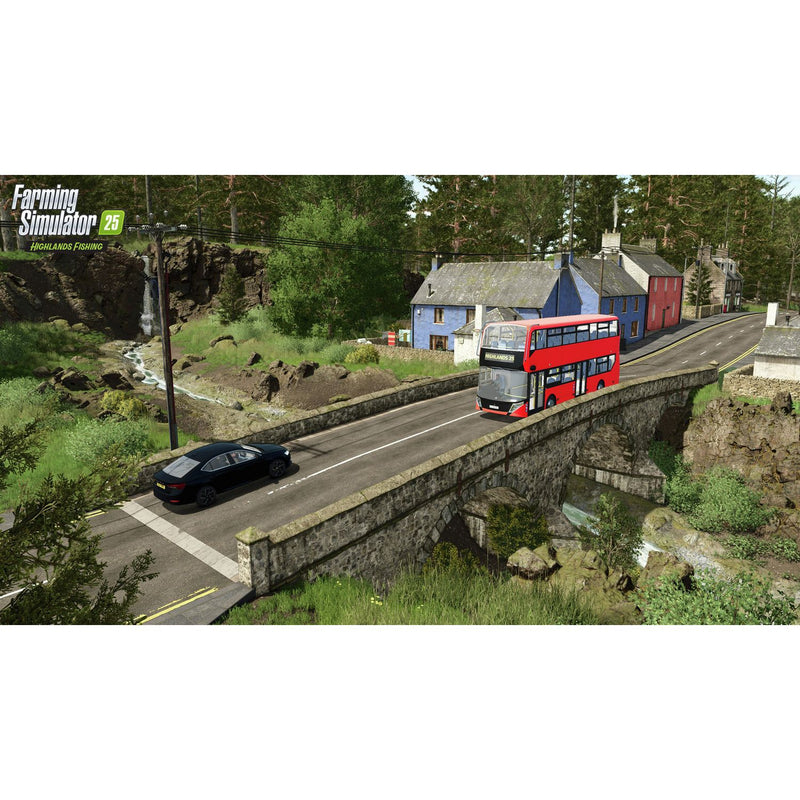 Farming Simulator 25 Highlands Fishing Edition PS5 game, imported from the UK