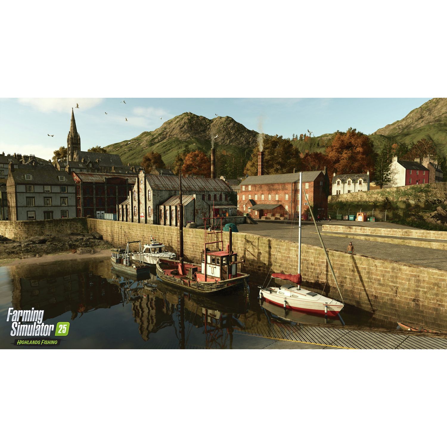 Farming Simulator 25 Highlands Fishing Edition Xbox game, imported from the UK