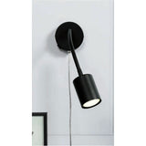 Nordlux wall light black 35.5cm wide, imported from the UK