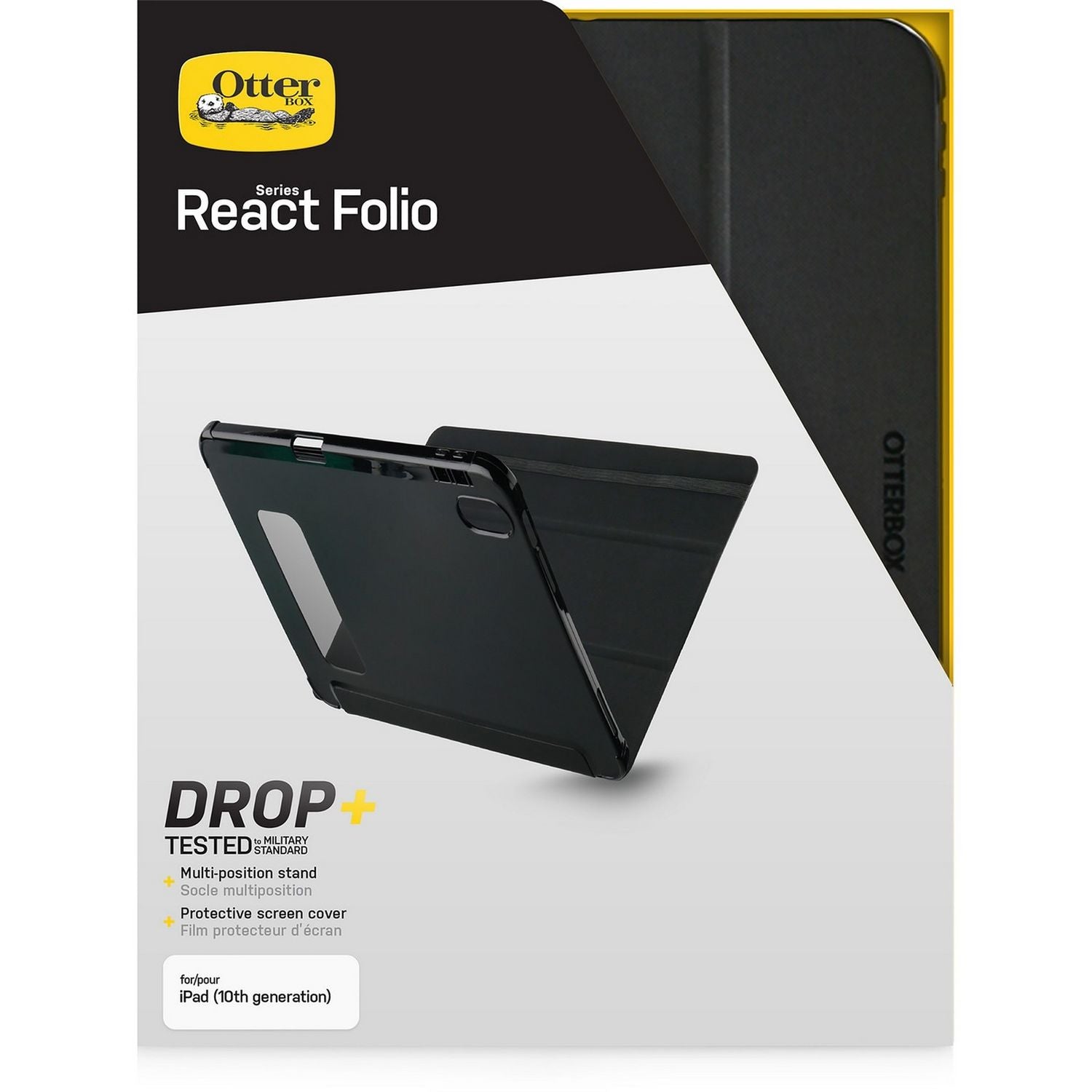Otterbox React Folio case for iPad 10th Gen black (British brand)