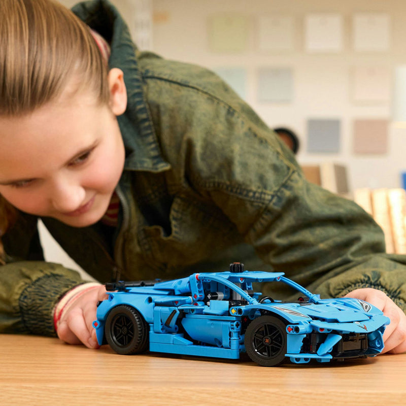 LEGO Technic Corvette Stingray car model building kit, UK version