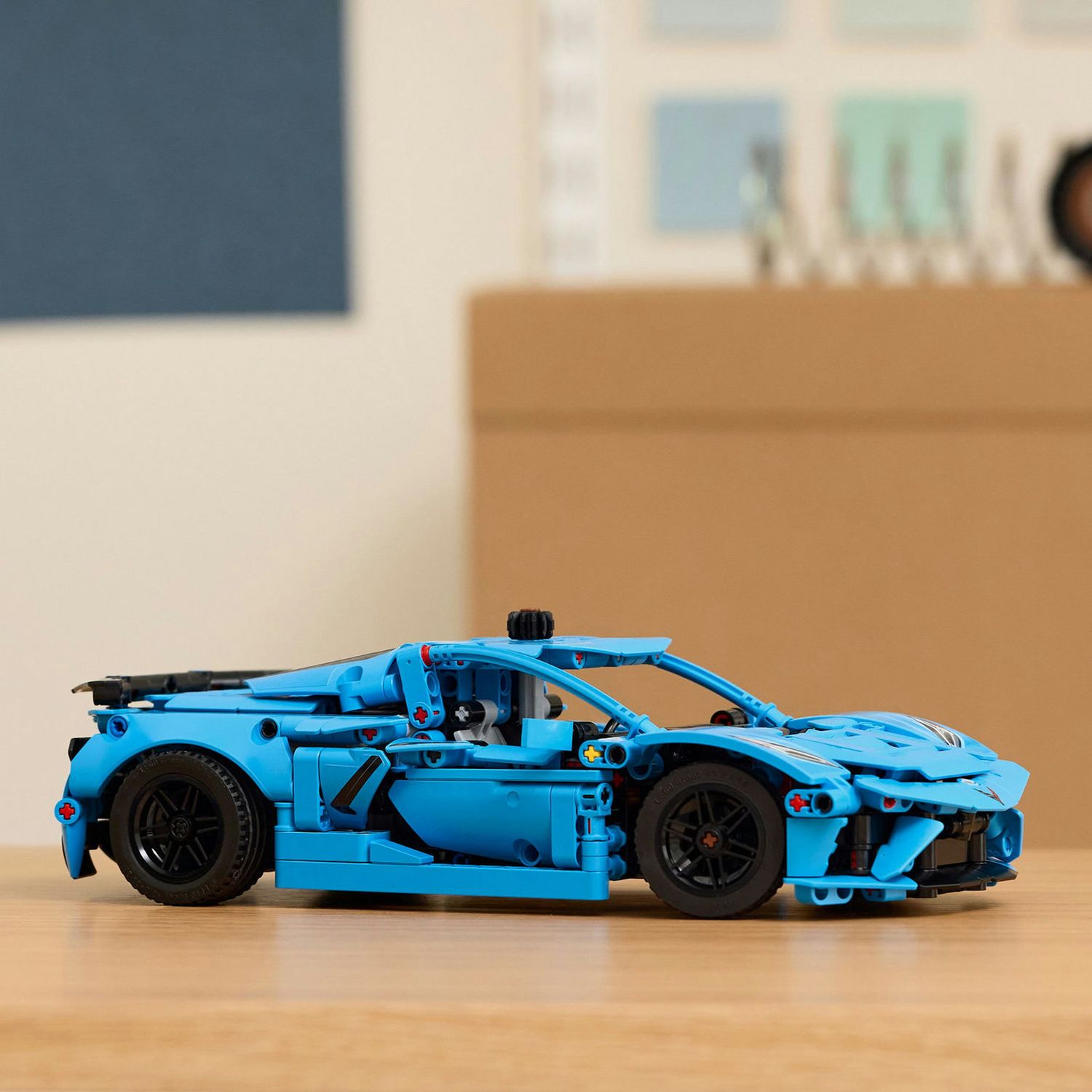 LEGO Technic Corvette Stingray car model building kit, UK version