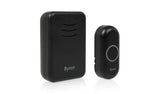 Byron wireless doorbell set black, UK version
