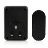 Byron wireless doorbell set black, UK version