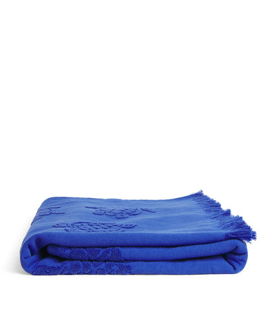 Harrods Vilebrequin Santah Ronde des Tortues Organic Cotton Beach Towel 100cm x 180cm- Buy online at McGrocer