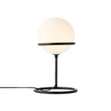 Nordlux Wilson table lamp black with white glass shade (British brand)