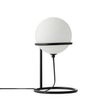 Nordlux Wilson table lamp black with white glass shade (British brand)