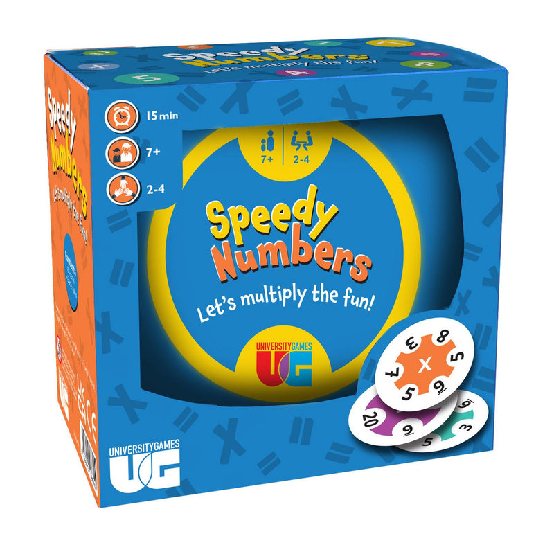 Speedy Numbers Games multiplication card game, imported from the UK