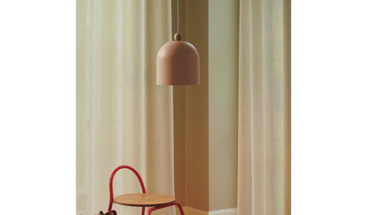 Nordlux Gaston pendant light dusty rose, imported from the UK
