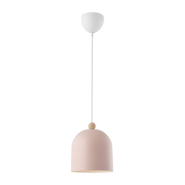 Nordlux Gaston pendant light dusty rose, imported from the UK