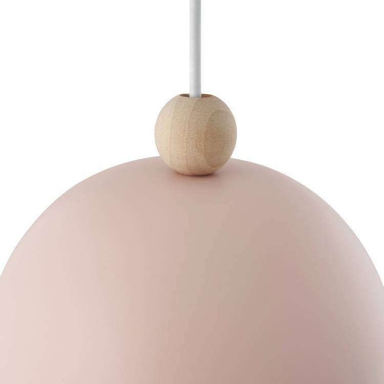 Nordlux Gaston pendant light dusty rose, imported from the UK
