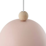 Nordlux Gaston pendant light dusty rose, imported from the UK