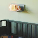 Nordlux Lilibeth blue wall light with shelf - (British brand)