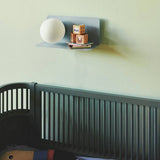 Nordlux Lilibeth blue wall light with shelf - (British brand)