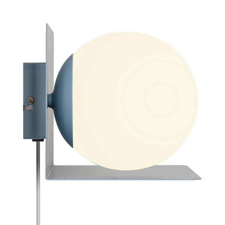 Nordlux Lilibeth blue wall light with shelf - (British brand)
