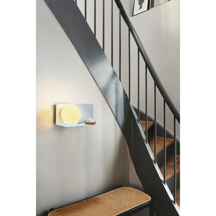 Nordlux Lilibeth blue wall light with shelf - (British brand)