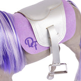 DesignAfriend doll horse and riding outfit 18 inch - British product