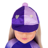 DesignAfriend doll horse and riding outfit 18 inch - British product