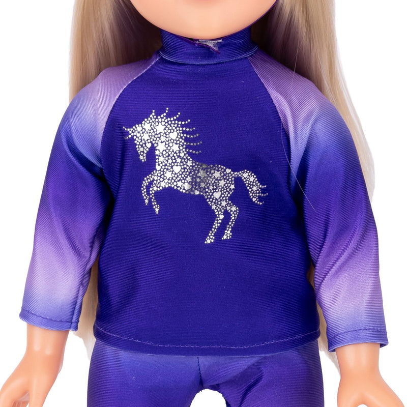 DesignAfriend doll horse and riding outfit 18 inch - British product