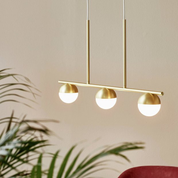 Nordlux Contina spot pendant light brass - British product