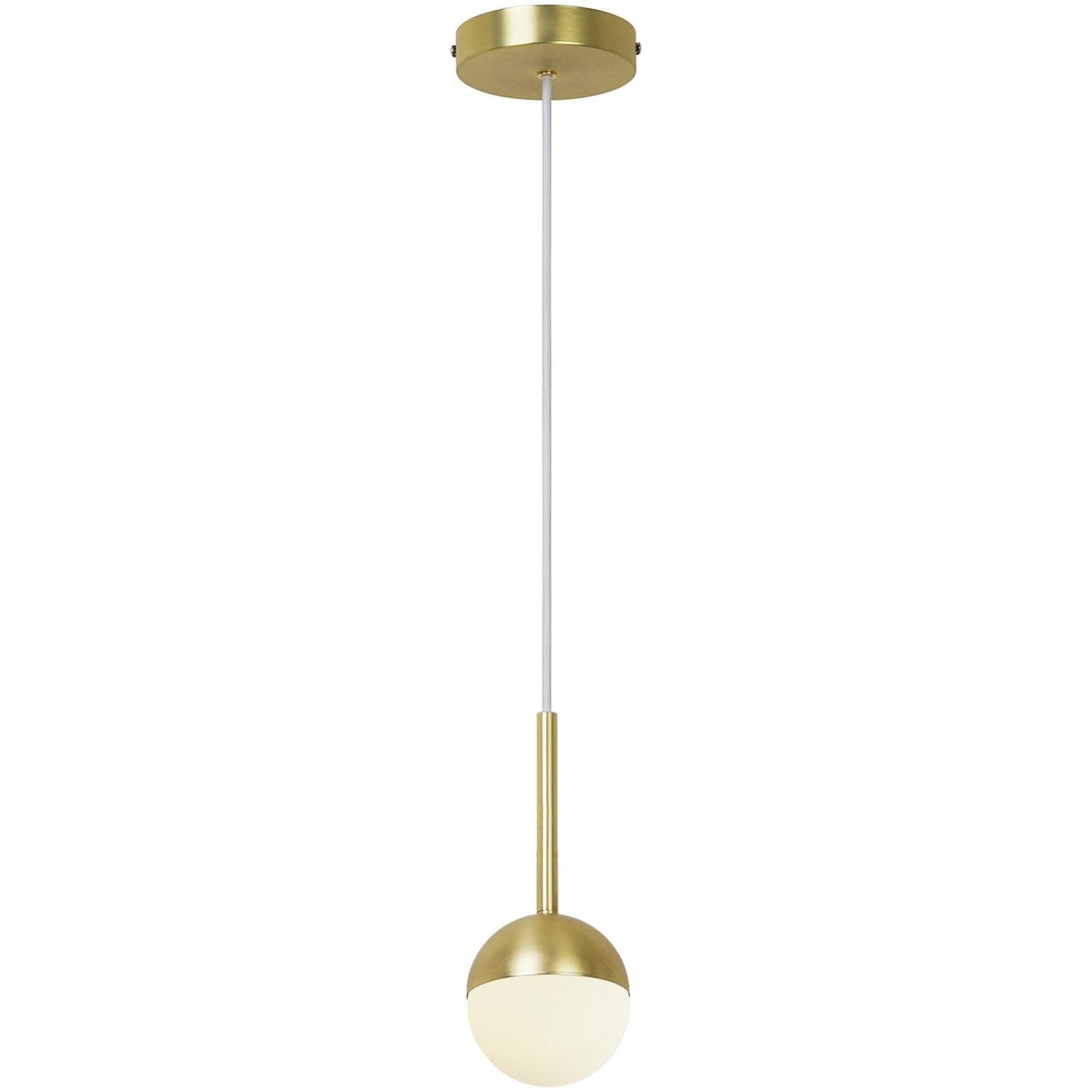 The Nordlux Contina brass pendant light, UK version